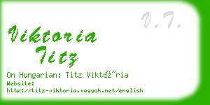 viktoria titz business card